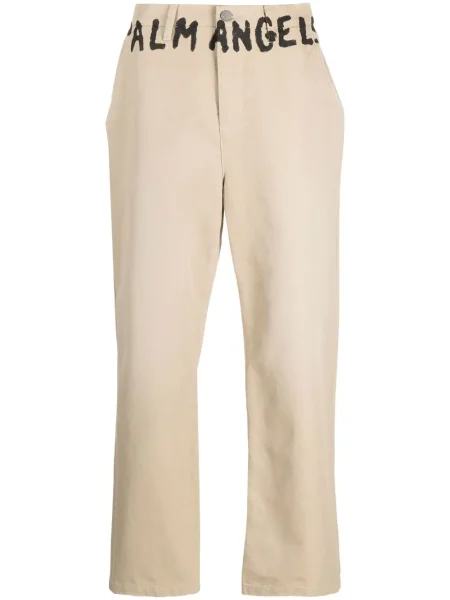 Pantaloni chino Palm Angels cu imagine