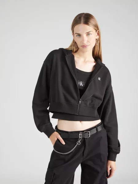 Calvin Klein Jeans Bluză negru
