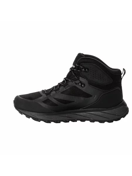 Черевики Jack Wolfskin Terraventure Texapore Mid синтетичний чорний