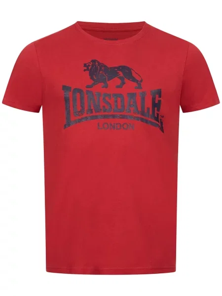 LONSDALE Tričko marine modrá červená