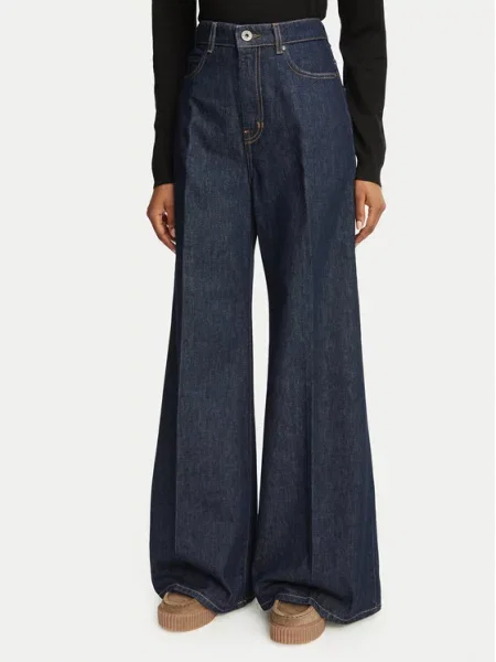 Weekend Max Mara Blugi Sport Bleumarin Straight Leg