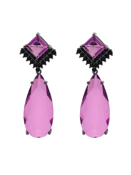 AVANT-GARDE PARIS Cercei Zarala violet albastru