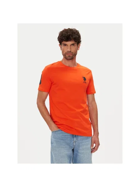U.S. Polo Assn. Футболка Оранжевий Slim Fit