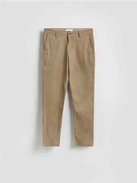 Reserved Pantaloni chino slim fit bej