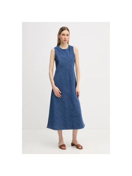 Sukienka midi Dkny niebieska