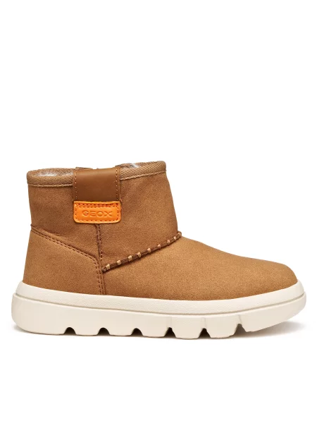 Geox Škornji za sneg J Willaboom M Rjava kaki