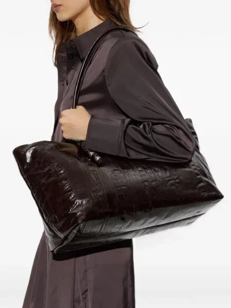 Shopper kabelka Kurt Geiger London hnedá