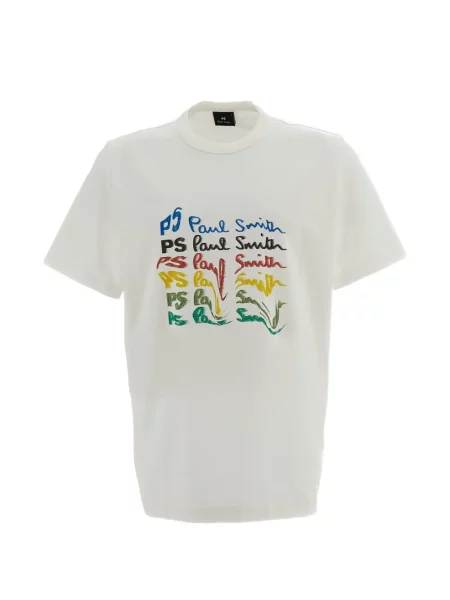 Tricou Paul Smith cu imagine alb