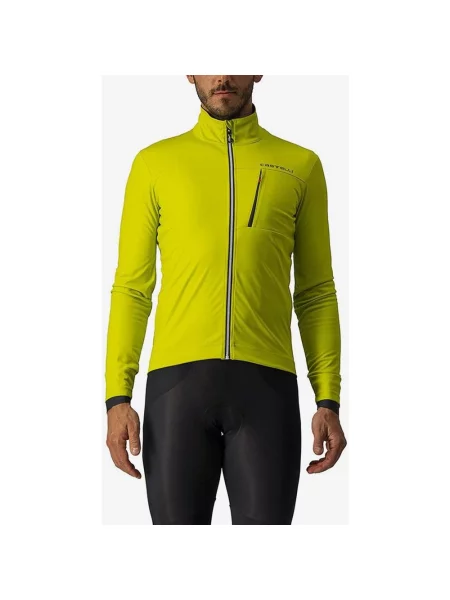 Kurtka Castelli Go GORE-TEX INFINIUM™ Fluor Green Dark Grey M szara