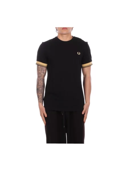 Koszulka Fred Perry z logo czarna