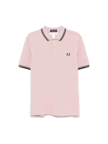 Koszulka polo Comme Des Garcons różowa