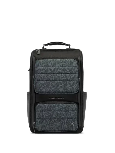 Matlasat rucsac Piquadro cu imagine negru