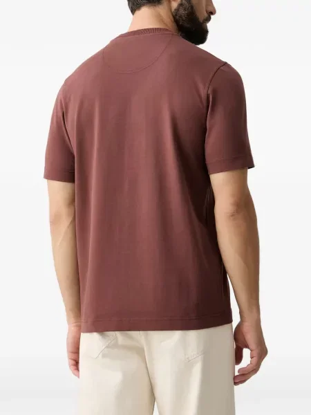 Tricou Barbour cu autograf maro