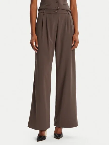 BARDOT Текстилни панталони Sloane Straight кафяв