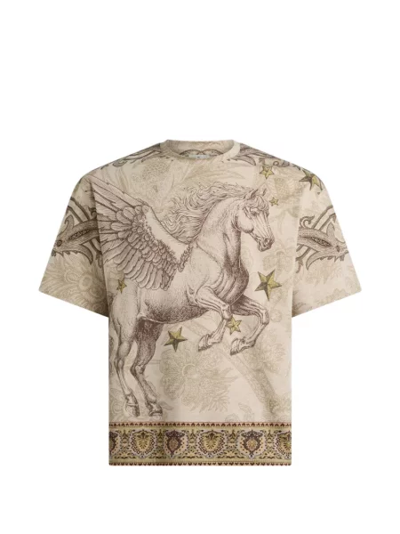 Tricou Etro cu imagine din jerseu