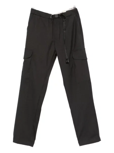 Cu centură pantaloni cargo White Sand alb