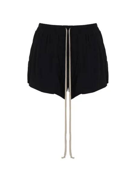 Șnur de strângere pantaloni scurți Rick Owens Lilies negru