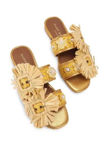 Шлепанцы Kurt Geiger London без каблука с пряжкой