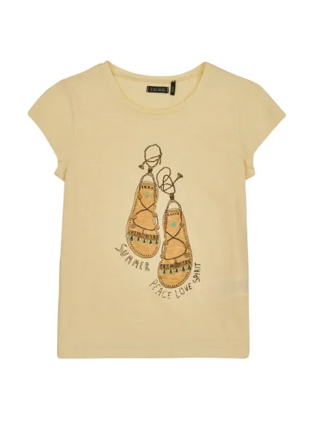 Tricou copii Ikks galben