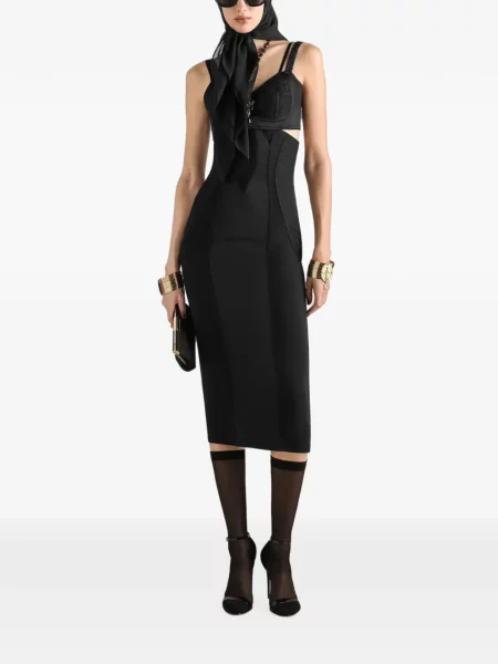 Rochie midi Dolce & Gabbana negru