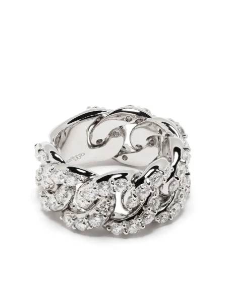 Inel Leo Pizzo alb