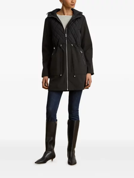 Parka Lauren Ralph Lauren s kapucí černá