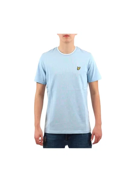 Koszulka Lyle & Scott casual niebieska