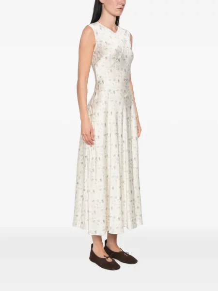 Rochie midi Dôen cu model floral cu imagine
