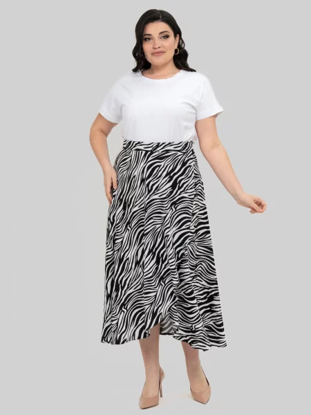 Спідниця міді All Posa чорний