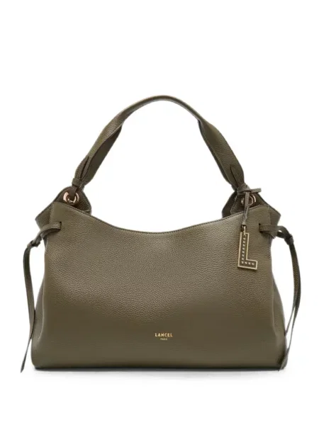 Geantă shopper Lancel din piele verde