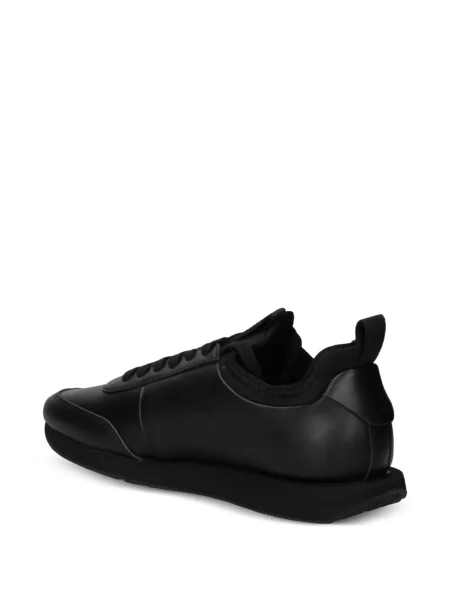 Sneakerși Calvin Klein din piele negru