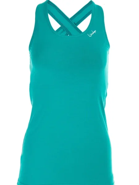 Winshape Sport top verde jad alb