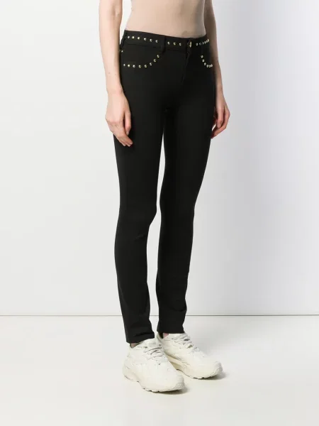 Слаб панталон Versace Jeans Couture черно