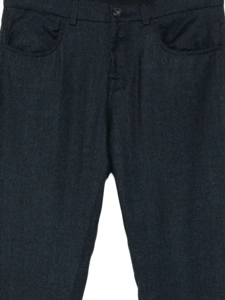 Pantaloni Canali de lână albastru