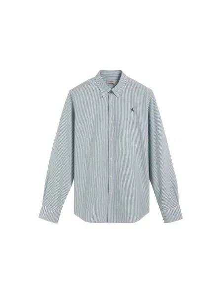 Scalpers Cămașă New Oxford verde alb