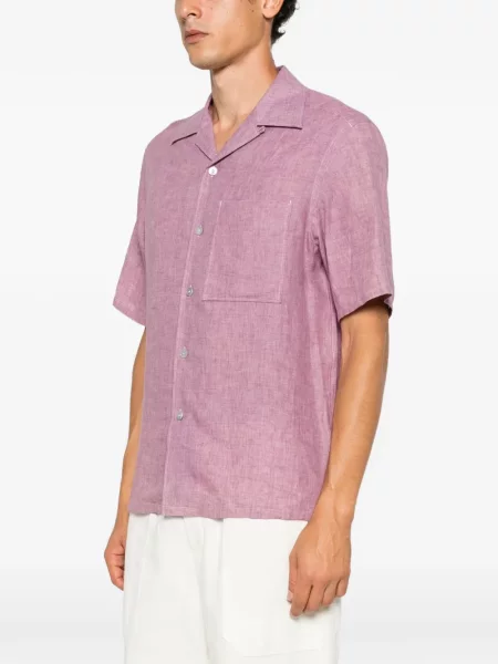 Gulerat scurt cămașă Zegna violet