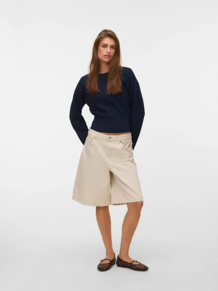 VERO MODA Sveter VMFreya námornícka modrá