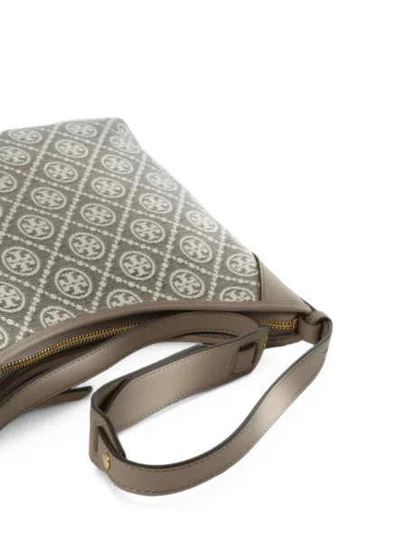 Τσάντα χιαστί Tory Burch ζακάρ γκρι