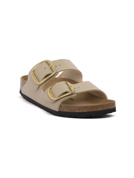 Pantofi Birkenstock cu cataramă bej