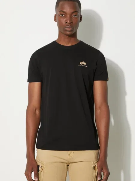 Alpha Industries t-shirt z nadrukiem czarny