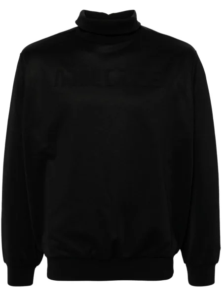 Haftowana bluza Adidas z dekoltem w serek czarna