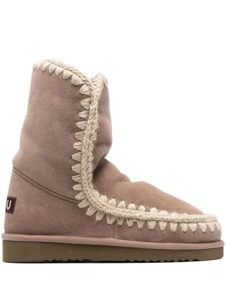 Botine Mou din piele de căprioară