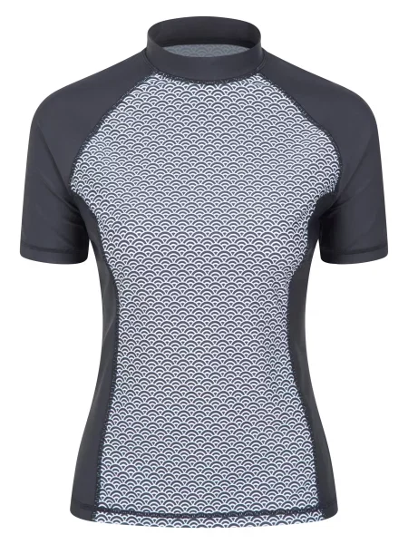 Rash Vest – koszulka ze wzorem Black