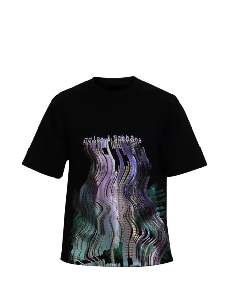 Tricou Dolce & Gabbana cu imagine cu decolteu rotund negru