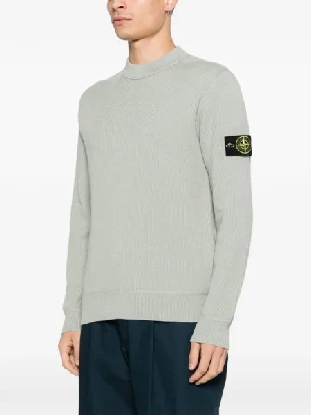 Пуловер Stone Island с кръгло деколте камъни зелено
