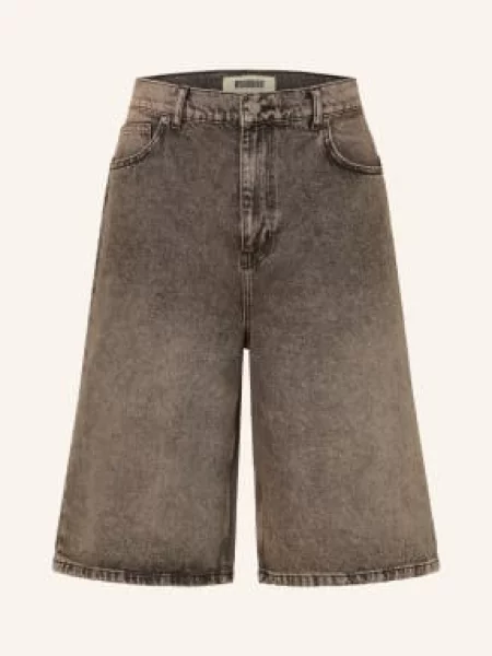 Woodbird Džínové Kraťasy washed brown hnědé