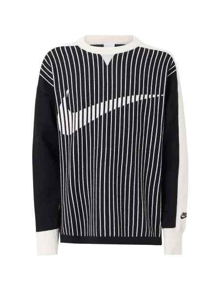 Nike Sportswear Pulover CLUB negru alb