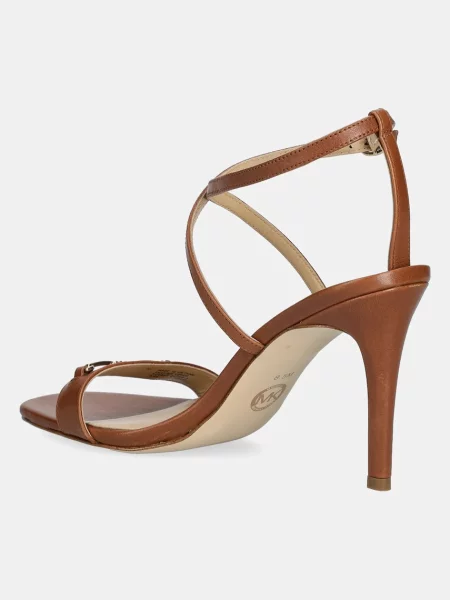 Kožené sandály MICHAEL Michael Kors Lena hnědá