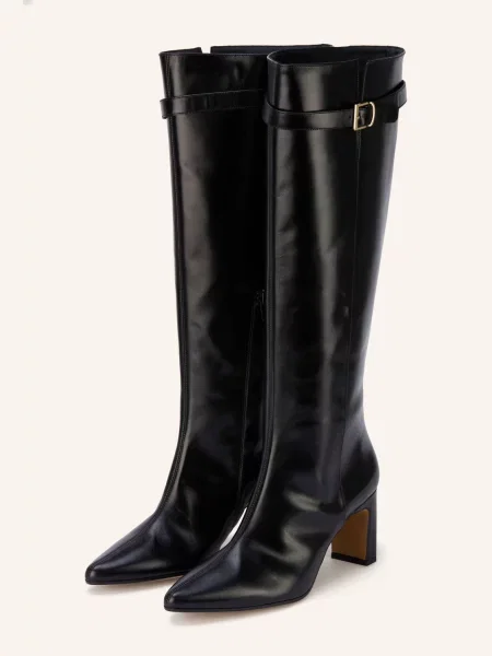 Claudie Pierlot Kozaki schwarz czarne
