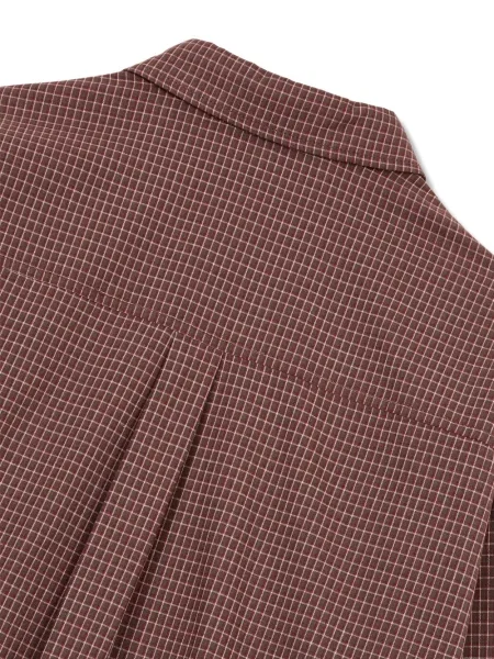 Cămașă în carouri Studio Tomboy maro